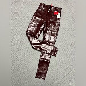 SPANX Glossy Black Skinny Pants